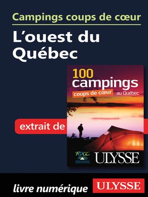 cover image of Campings coups de cœur L'ouest du Québec
